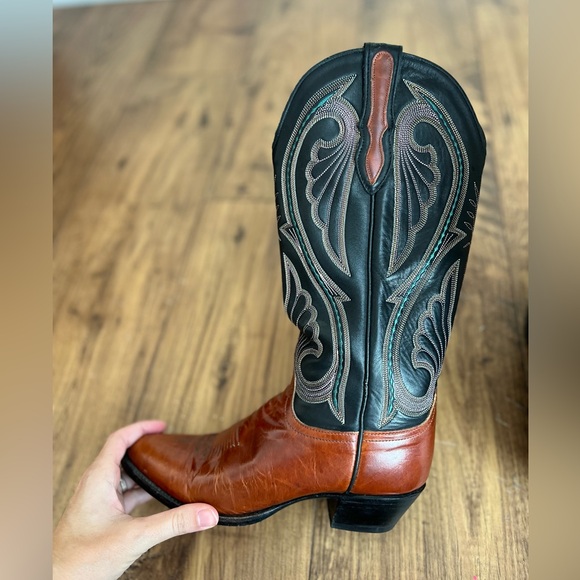 Larry Mahan cowgirl boots 7 - Picture 10 of 10